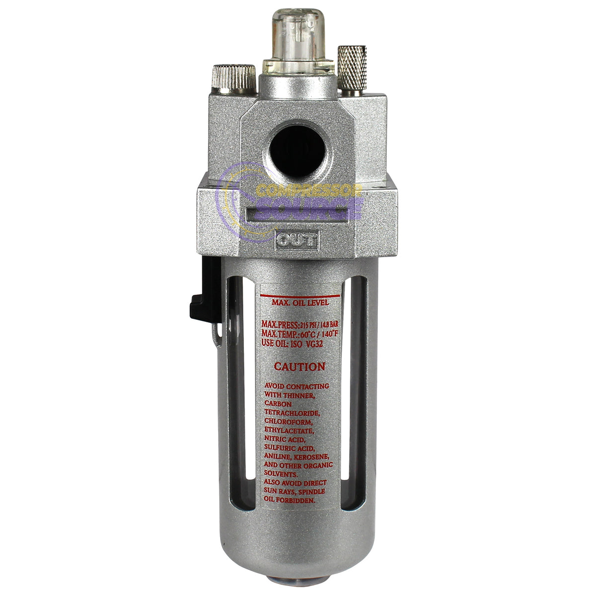 3/8" Compressed Air Lubricator w/ Mounting Bracket L503N