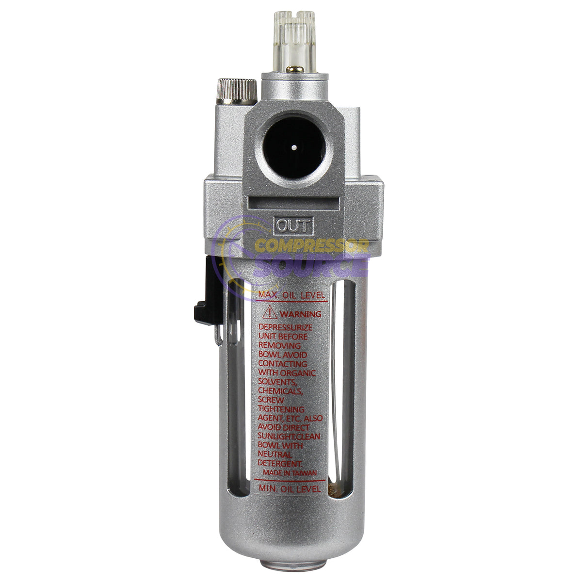 1/2" Compressed Air Lubricator w/ Mounting Bracket L504N