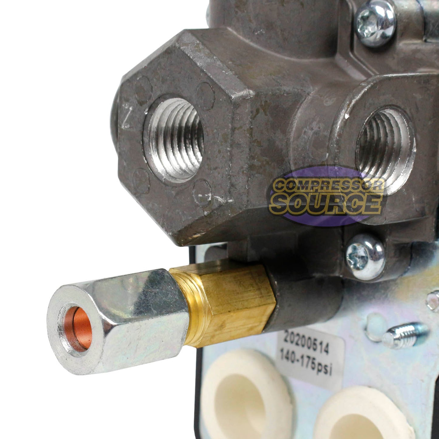 4 Port Pressure Switch 140 - 175 PSI 16 Amp 
LF18-H4-140-175