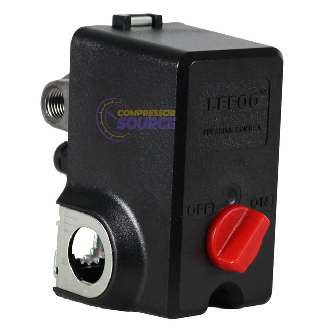 Lefoo Import Style 4 Port Air Compressor Pressure Switch 95-125 PSI LF19-L4