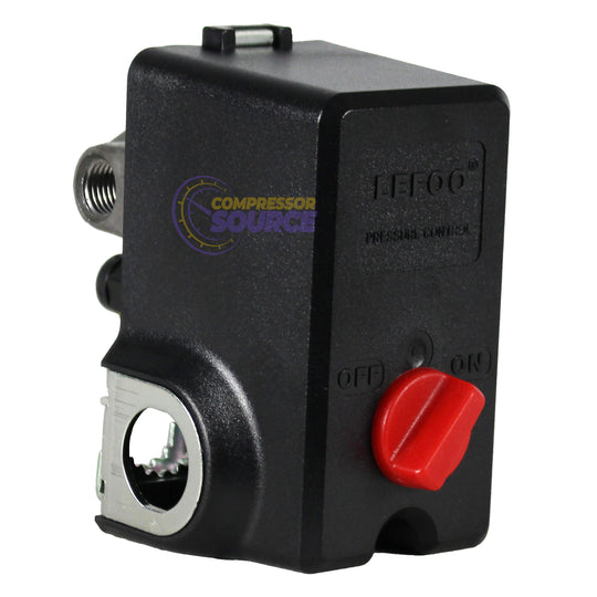 Lefoo Import Style 4 Port Air Compressor Pressure Switch 95-125 PSI LF19-L4