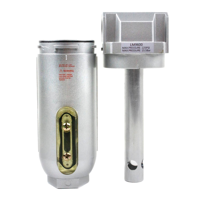 1" Compressed Air In Line Filter Desiccant Dryer Moisture Water Separator LM968N