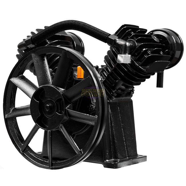 3 HP Single Stage 2-Cylinder 12 CFM 150 PSI Max Air Compressor Pump