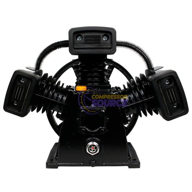 5 HP Single Stage 3-Cylinder 22 SCFM 140 PSI Max Air Compressor Pump LPW6548