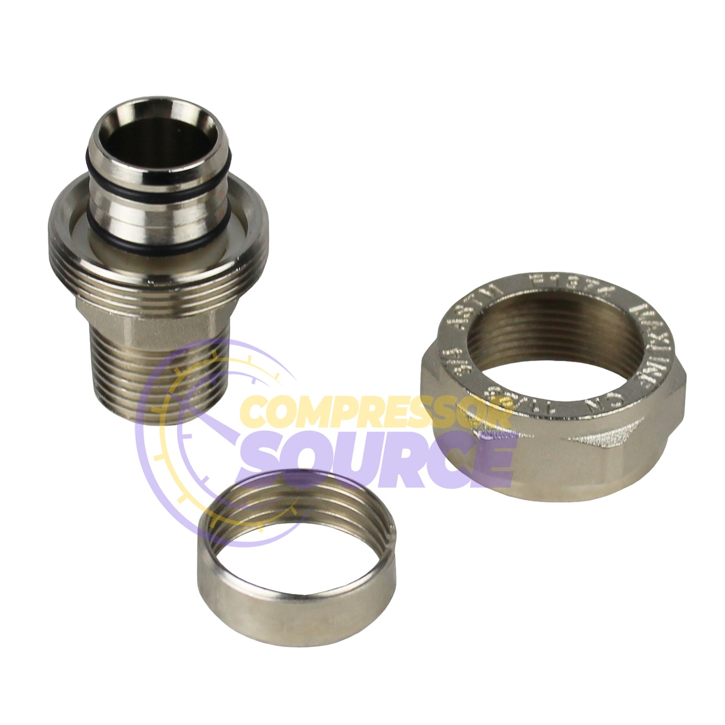 RapidAir MaxLine 1/2" NPT Straight Tubing Adapter M8005