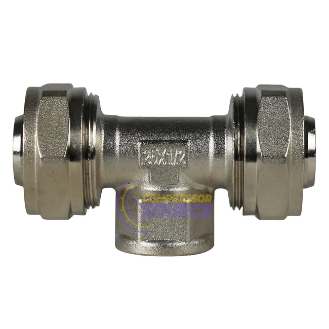 RapidAir MaxLine 3/4" x 1/2" Female Drop Tee Union M8078