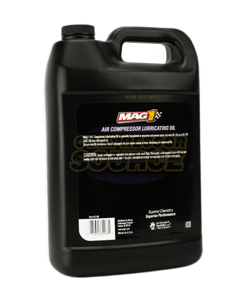 MAG1 Air Compressor Oil ISO-100 SAE-30W Non-Detergent 1 Gallon Jug