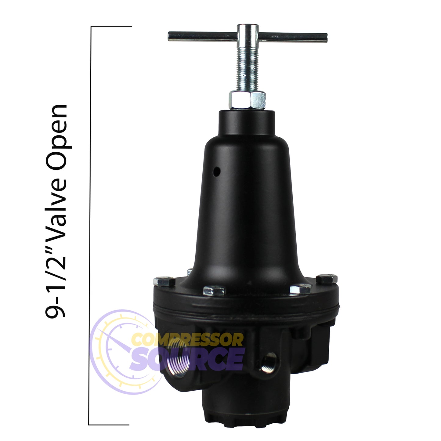 Midwest Control 0.75" 3/4" Inline Compressed Air Compressor Line High Flow Regulator Valve