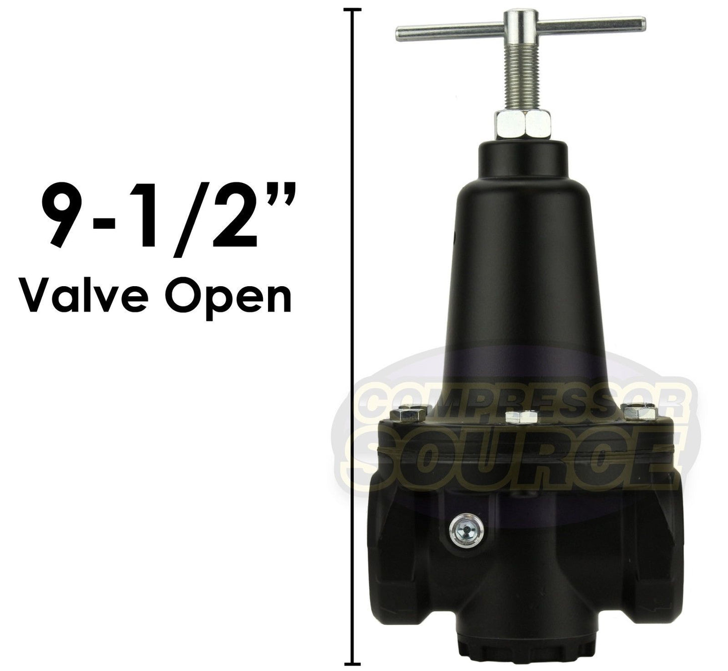 .75" 3/4" Inline Compressed Air Compressor Line High Flow Regulator Valve