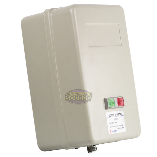 7.5 HP Single Phase Magnetic Starter w/ On/Off Switch 208-240V 32-48 Amps