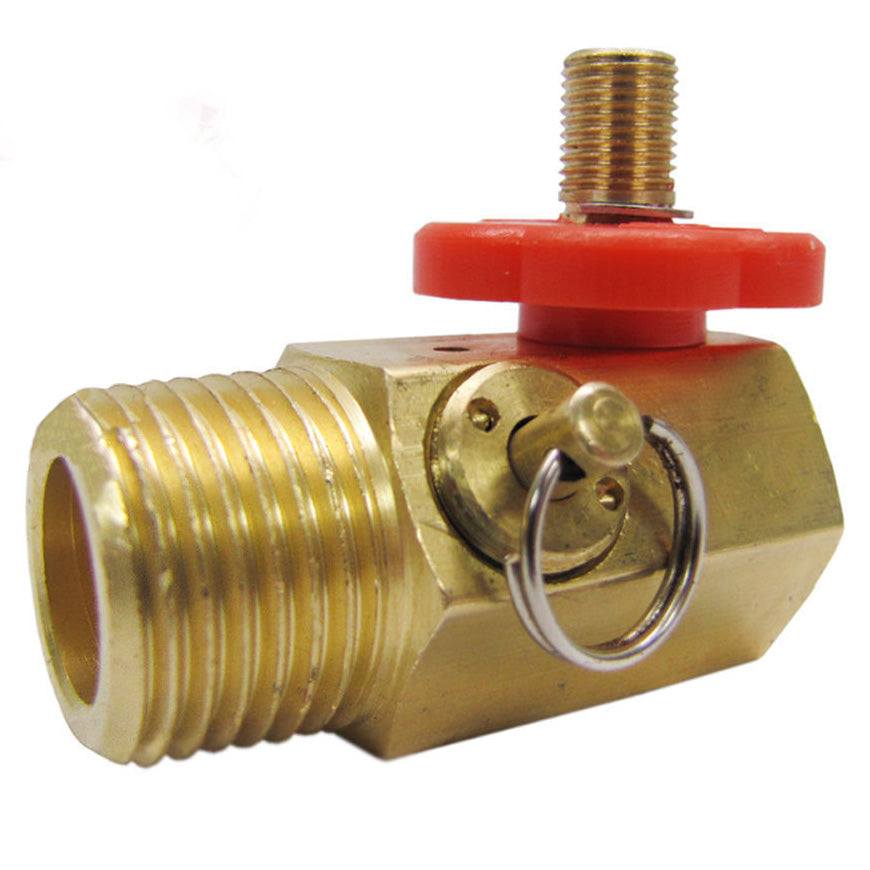 Compressed Air Bubble Tank Manifold Valve W/ Fill Port , Ball Valve , & Relief
