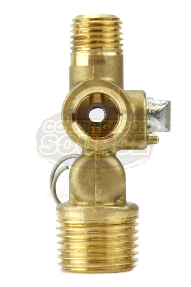 Air Compressor Tank Manifold Valve  W/ Ball & Relief