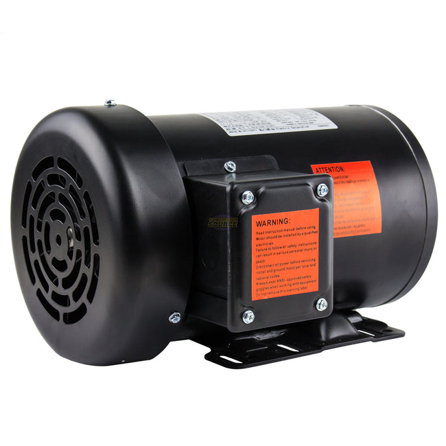 2 HP 3 Phase Electric Motor 1760 RPM 56H Frame 230/460V TEFC