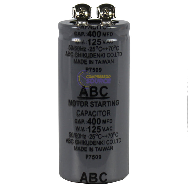 Start Capacitor for a PK5020 Puma Compressor 400 MFD 125V AC NCA5020CAP