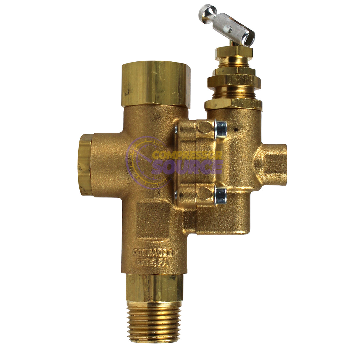 1/2" x 1/2" NPT GAS AIR COMPRESSOR UNLOADER CHECK VALVE COMBO 145 - 175