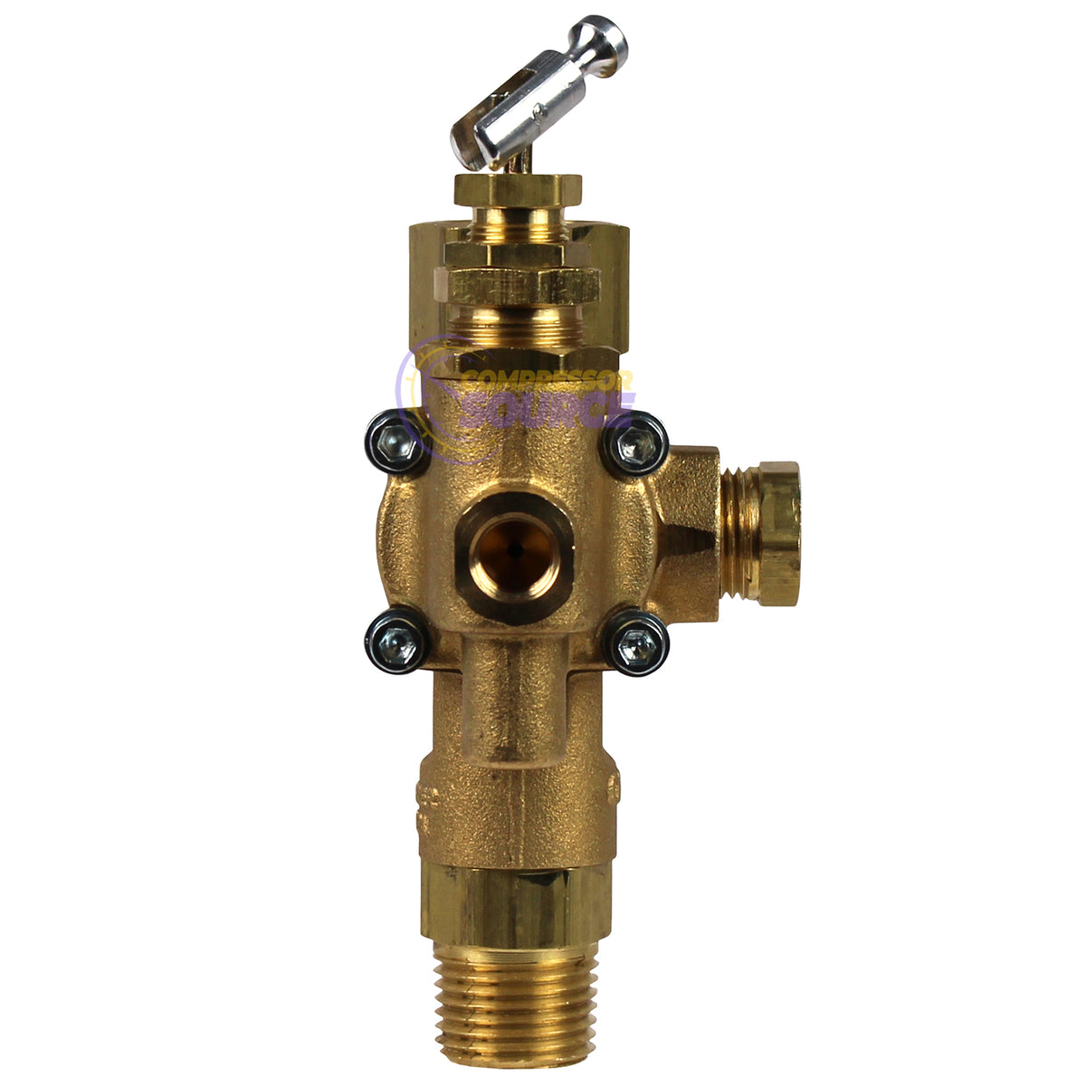 1/2" x 1/2" NPT GAS AIR COMPRESSOR UNLOADER CHECK VALVE COMBO 145 - 175