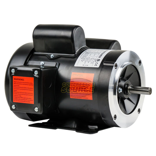 2 HP Single Phase Electric Motor 3450 RPM 56HC Frame 115/230V TEFC C-Face
