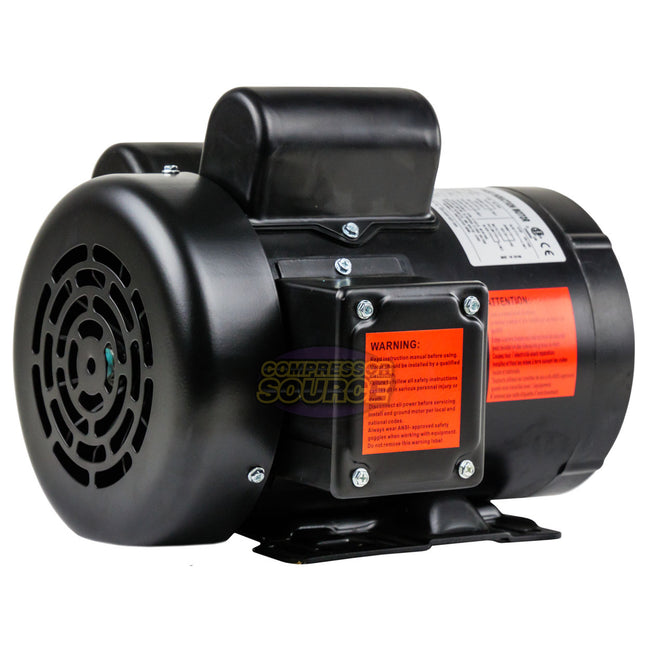 2 HP Single Phase Electric Motor 3450 RPM 56HC Frame 115/230V TEFC C-Face