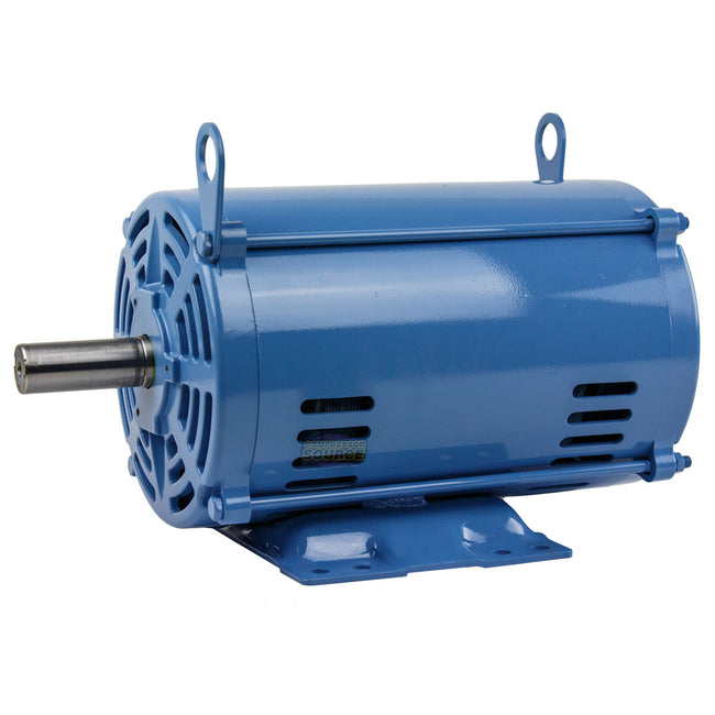 3 HP 3 Phase Electric Motor 1759 RPM 182T Frame 230/460V ODP