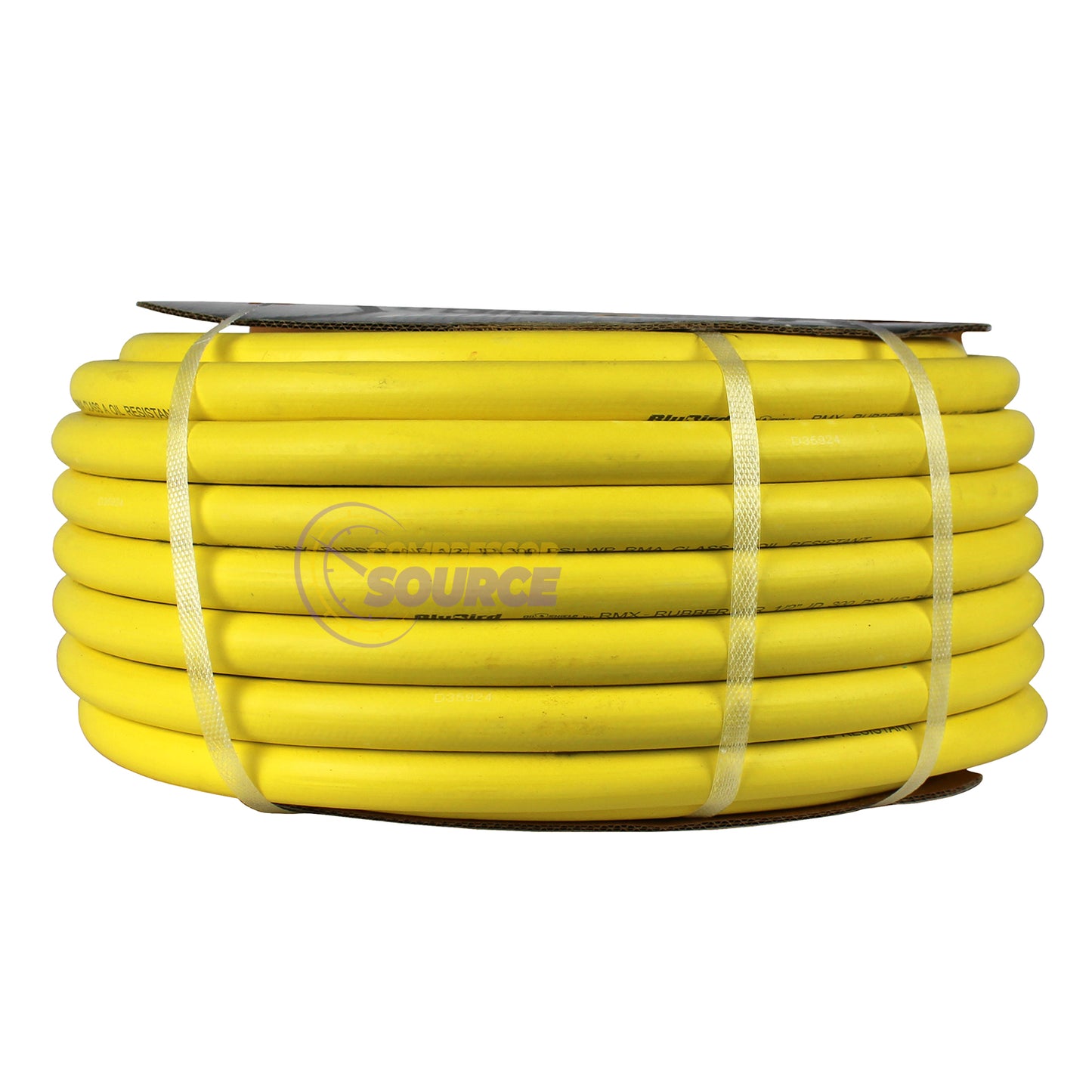 BluBird OilShield Rubber Air Hose Assembly 1/2" X 100' 300 PSI Nitrile Class A OS12100