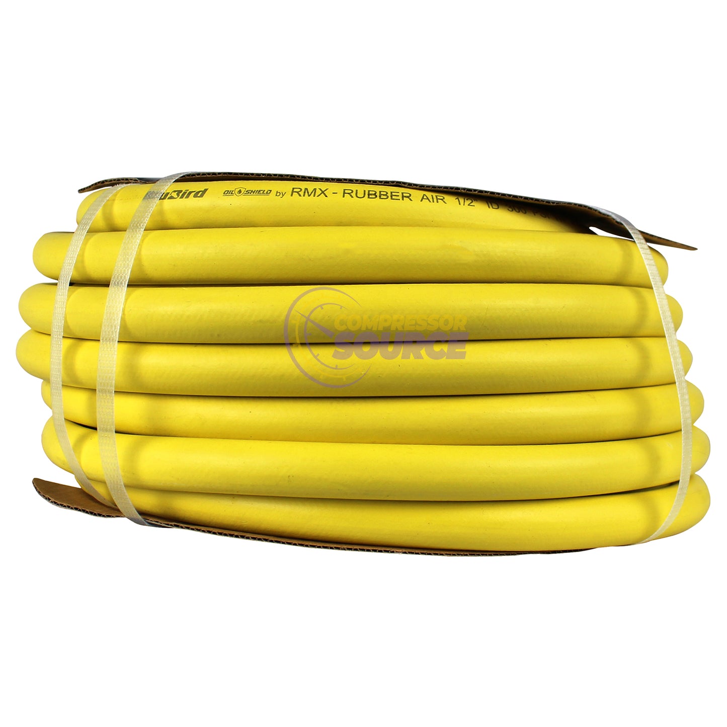 BluBird OilShield Rubber Air Hose Assembly 1/2" X 50' 300 PSI Nitrile Class A OS1250