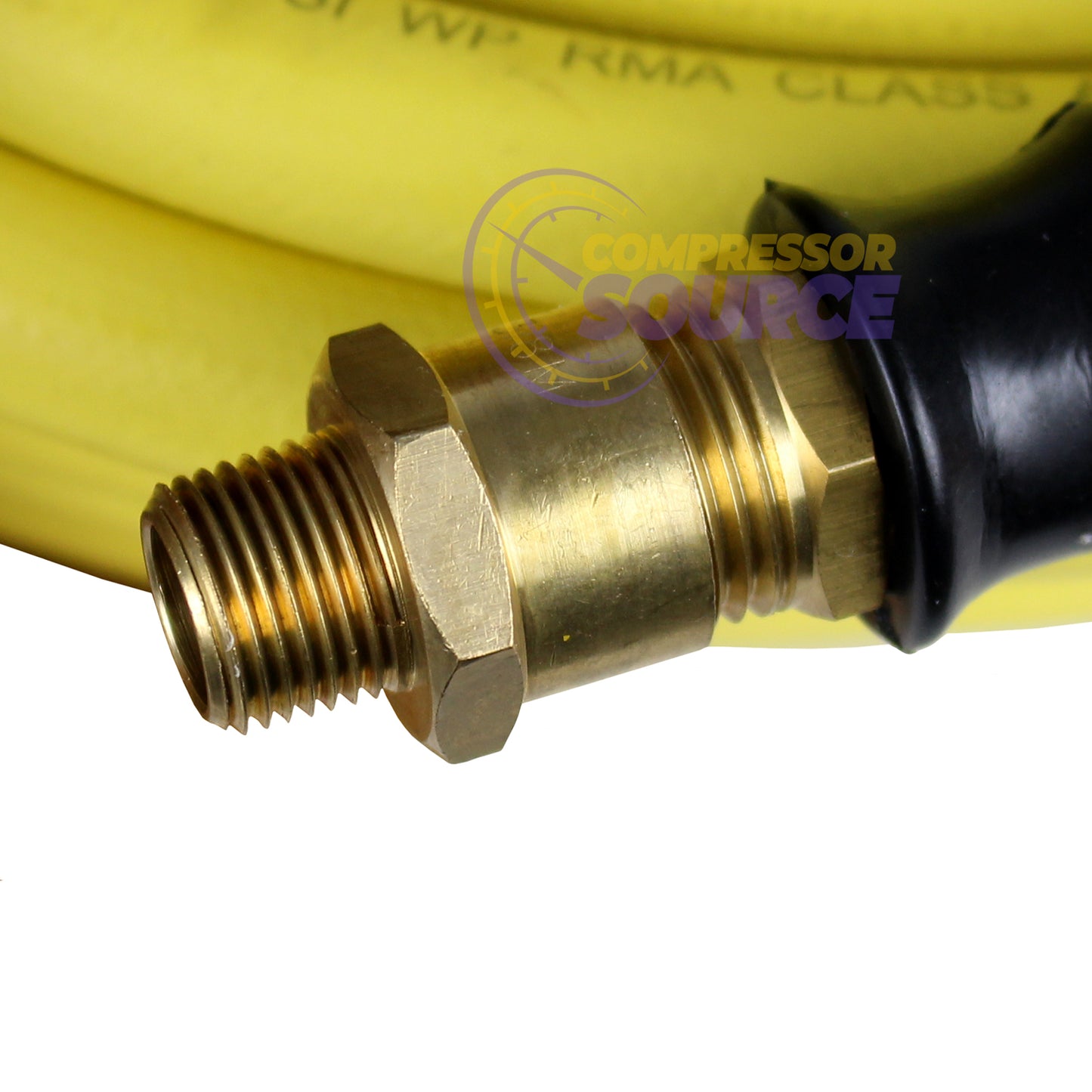 BluBird OilShield Rubber Air Hose Assembly 1/2" X 50' 300 PSI Nitrile Class A OS1250