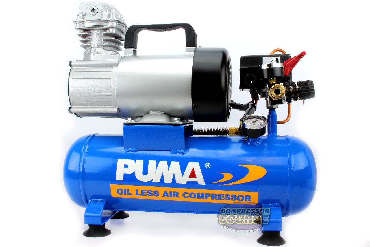 Puma PD1006 12 Volt 1.5 Gallon Oil-Less Air Compressor