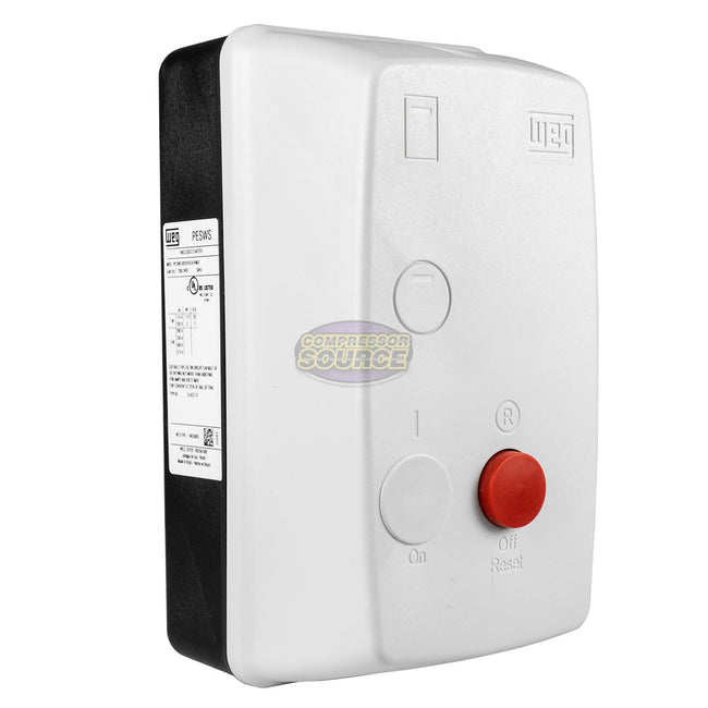 WEG 5 HP Single Phase Magnetic Starter NEMA 4X 208-240V 15-23 Amps PESWS-B25V24EX-RM67