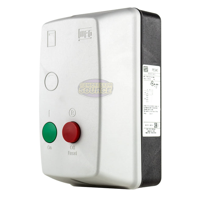 WEG 5 HP Single Phase Magnetic Starter w/ On/Off Switch NEMA 4X 208-240V 22-32 Amps