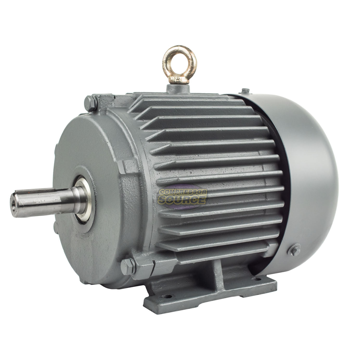 1 HP 3 Phase Electric Motor 1800 RPM 143T Frame TEFC 230/460V Premium Efficiency