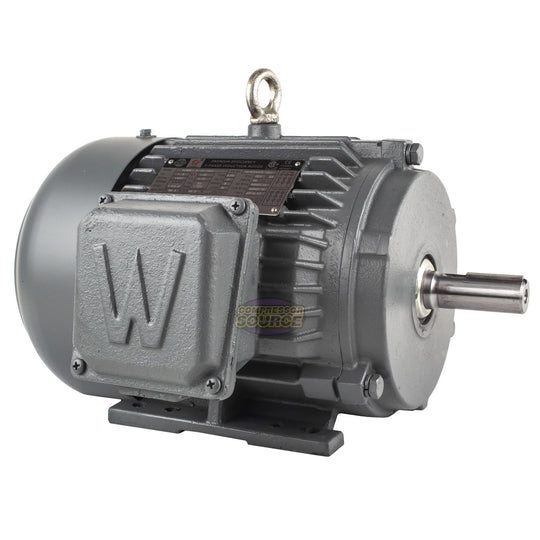 1.5 HP 3 Phase Electric Motor 1755 RPM 145T Frame 230/460V TEFC