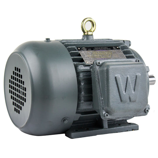 2 HP 3 Phase Electric Motor 1755 RPM 145T Frame 230/460V TEFC PEWWE2-18-145T