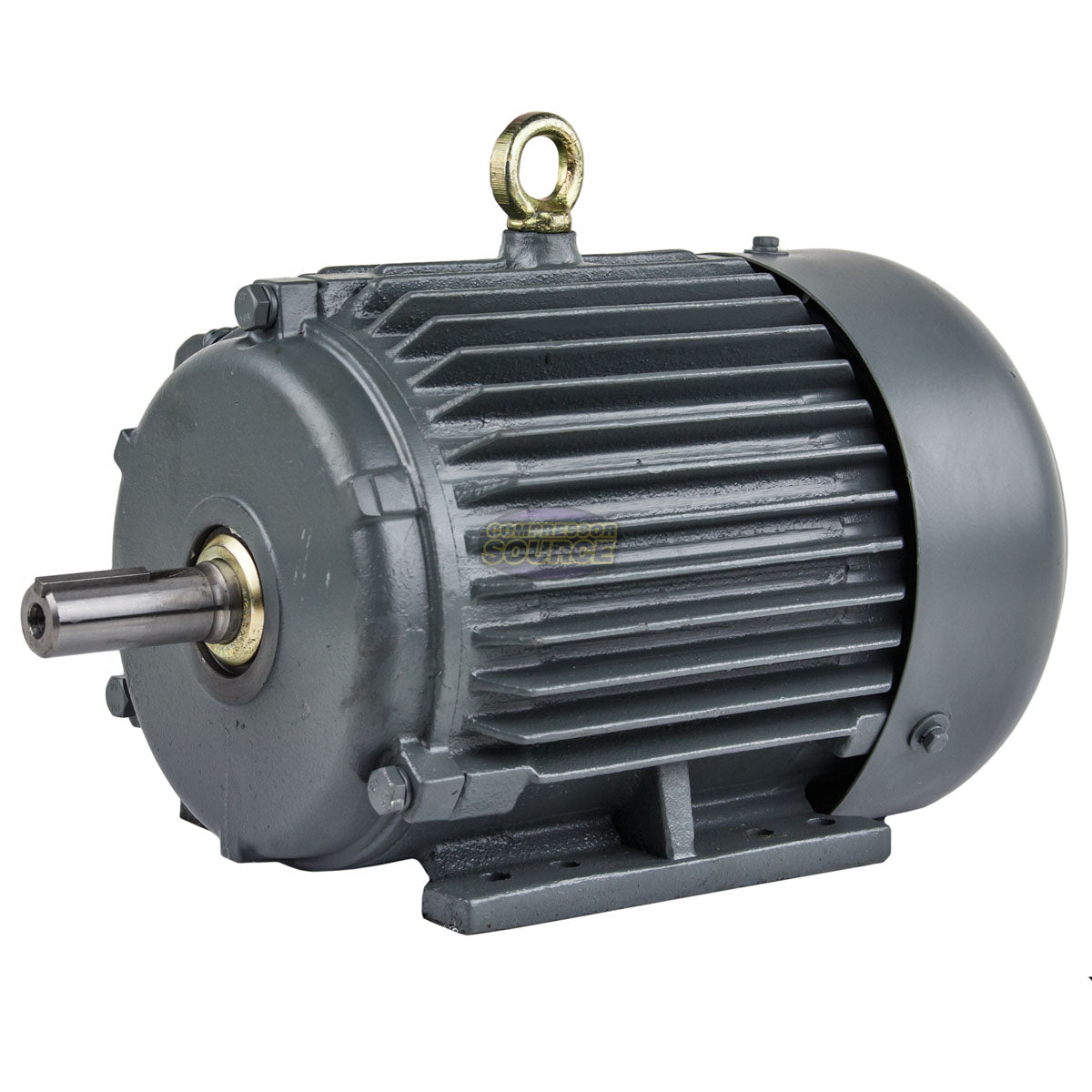 2 HP 3 Phase Electric Motor 1800 RPM 145T Frame TEFC 230/460V Premium Efficiency