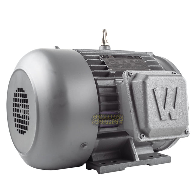 5 HP 3 Phase Electric Motor 1755 RPM 184TC Frame 230/460V TEFC C-Face