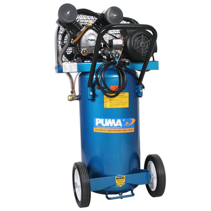 20 Gallon 5 CFM @ 90 PSI Portable Air Compressor 1 Stage Puma PK5020VP