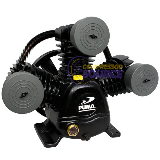 Puma Single Stage 3-Cylinder 22 SCFM Air Compressor Pump PK65
