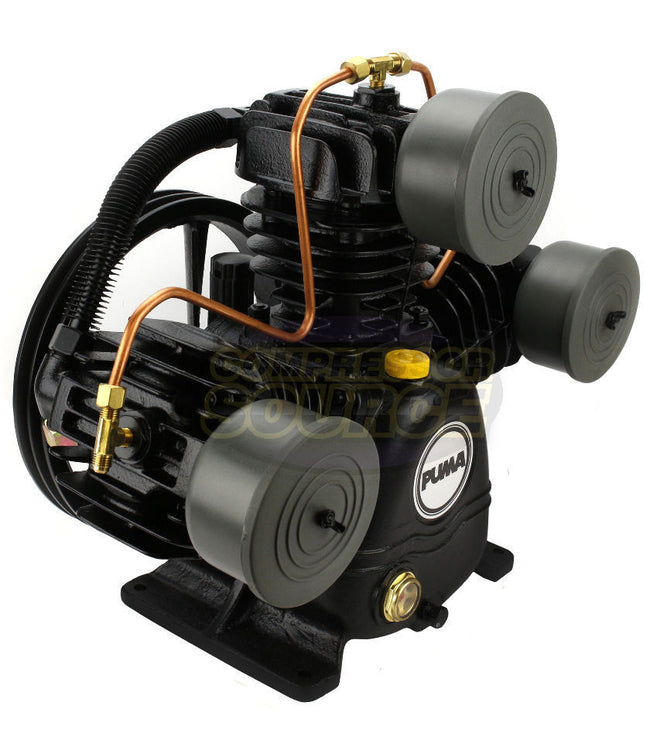 Puma 5 HP Single Stage 3-Cylinder 22 SCFM Air Compressor Pump PUK-65