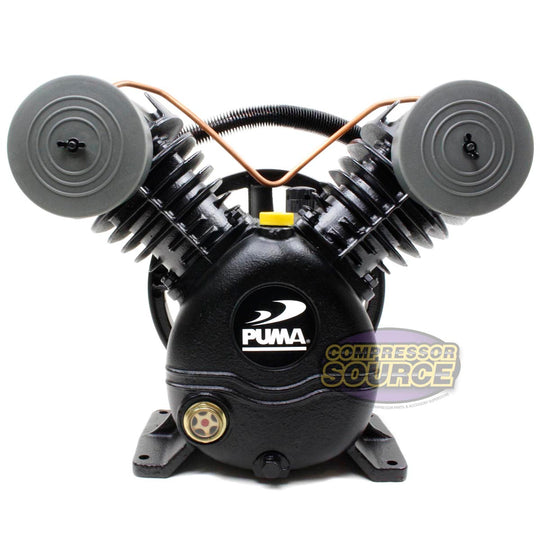 Puma 2 HP Single Stage 2-Cylinder 15 SCFM Air Compressor Pump PUK-60