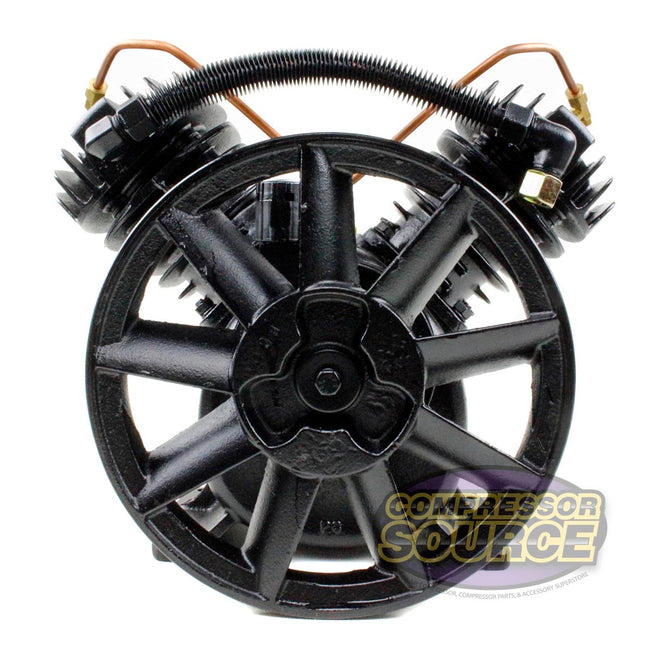 Puma 2 HP Single Stage 2-Cylinder 15 SCFM Air Compressor Pump PUK-60