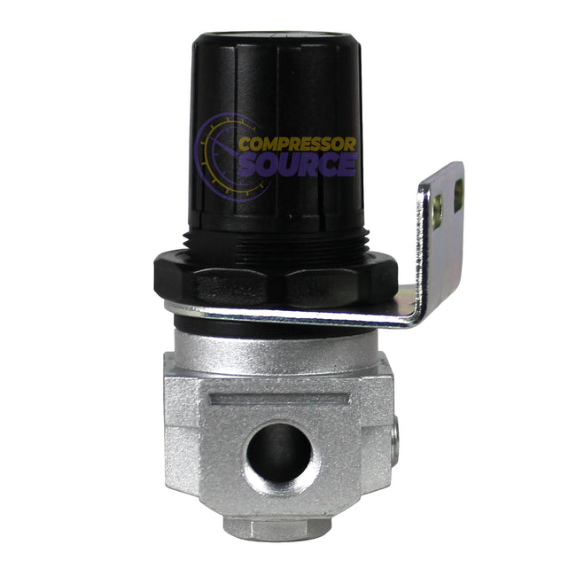 THB 1/4" Industrial Air Compressor Pressure Regulator with Wall Mounting Bracket R202N