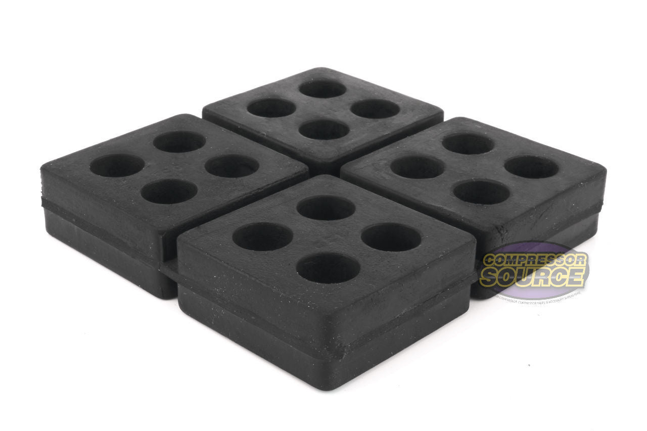 Set of 2 New Industrial Anti Vibration Pad 4" x 4" x 3/4" Thick