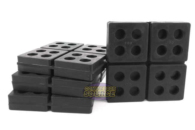 Set of 4 Industrial Anti Vibration Pads 4" x 4" x 3/4" Thick R44