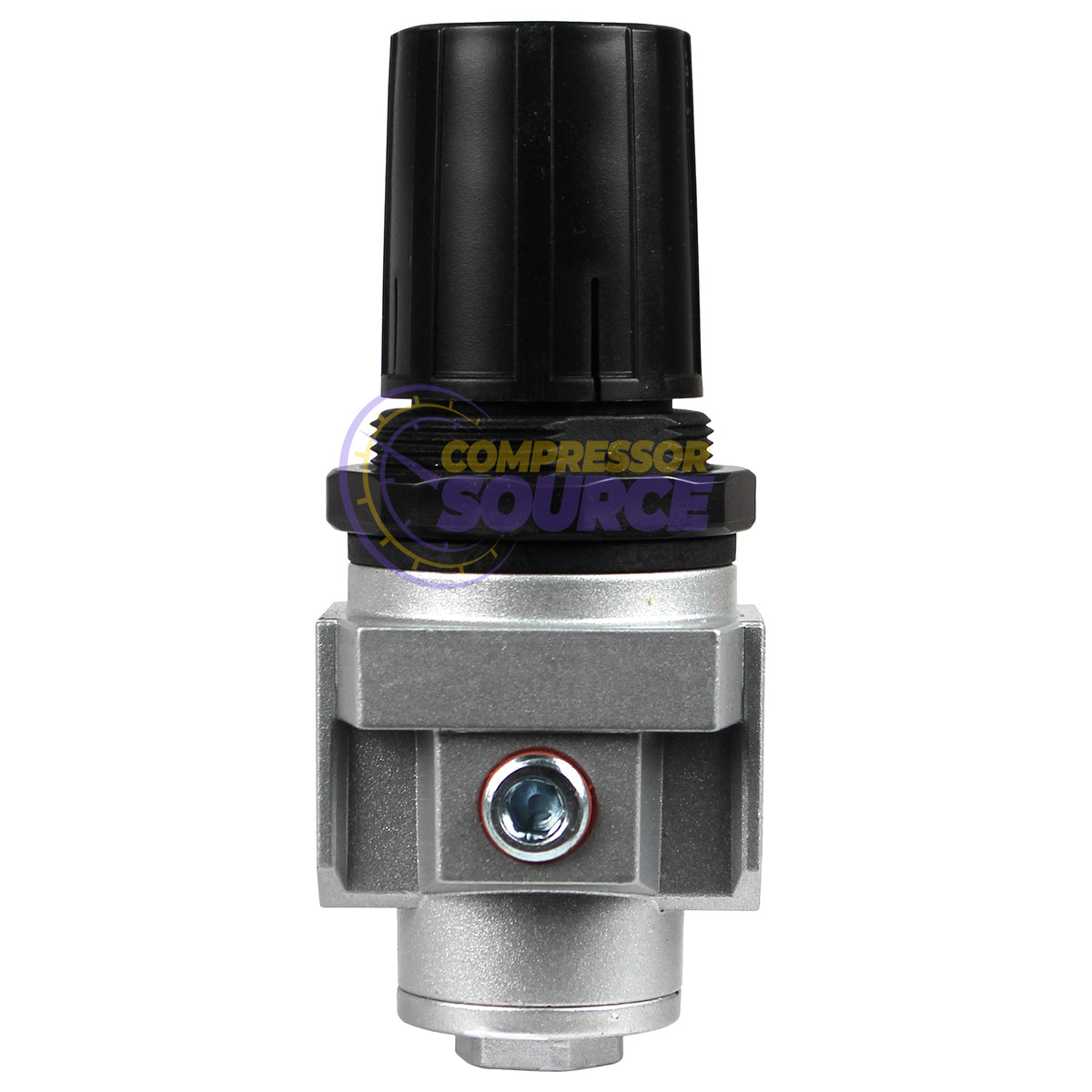 1/2" Compressed Air Pressure Regulator with Gauge and Wall Mount R504N