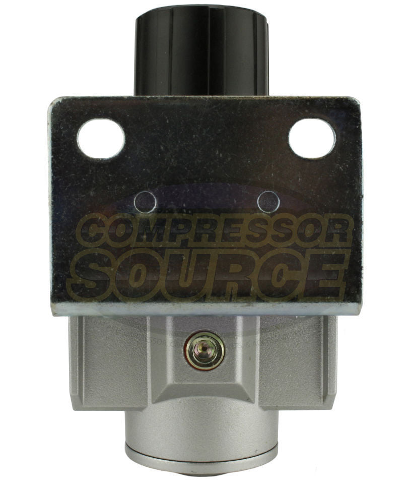 1" Air Compressor Pressure Regulator with Gauge and Wall Mounting Bracket