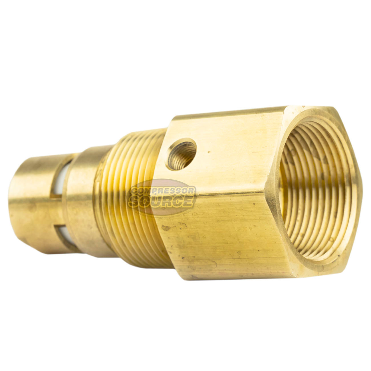 1-1/4" Female NPT x 1-1/4" Male NPT Brass Air Compressor In Tank Check Valve