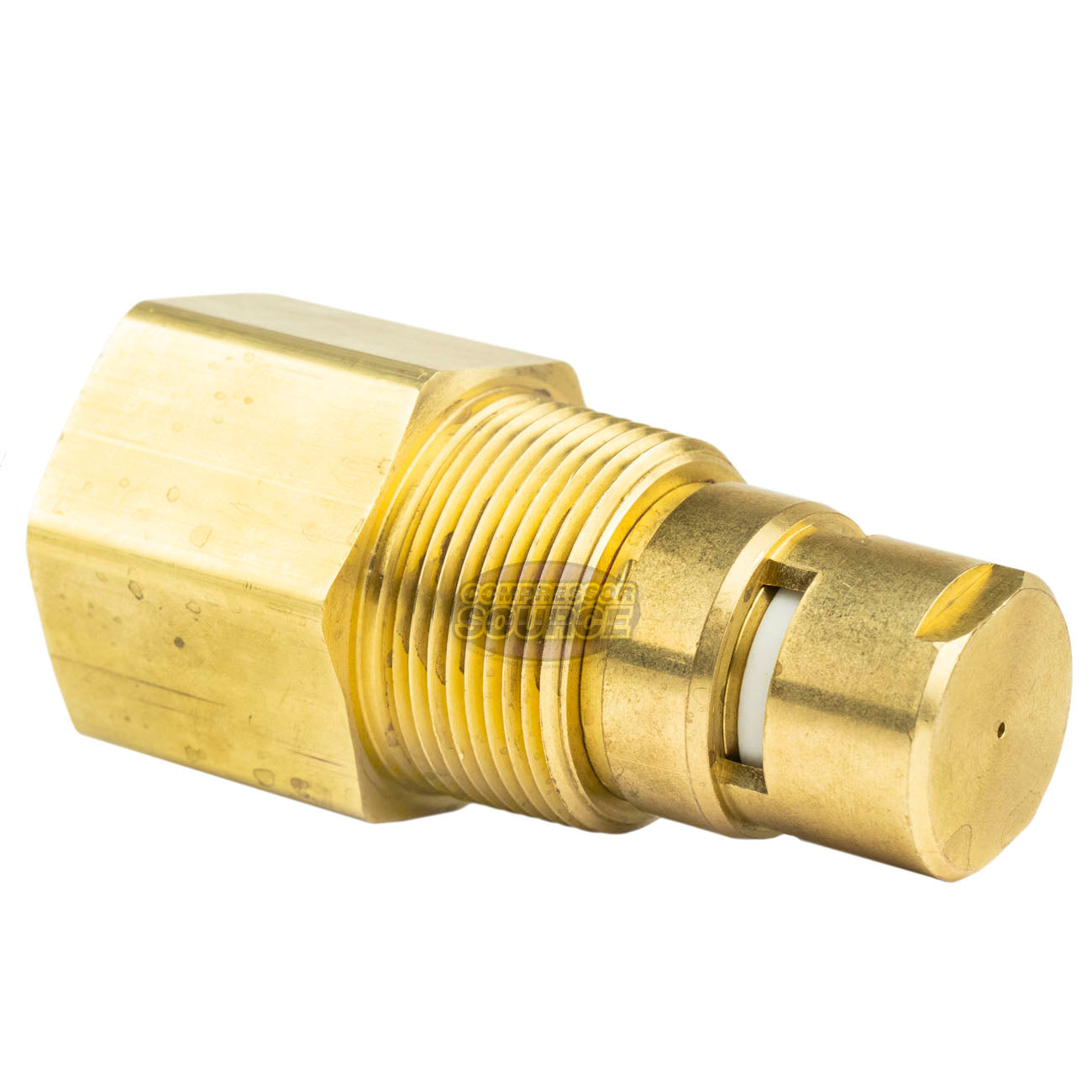 1-1/4" Female NPT x 1-1/4" Male NPT Brass Air Compressor In Tank Check Valve