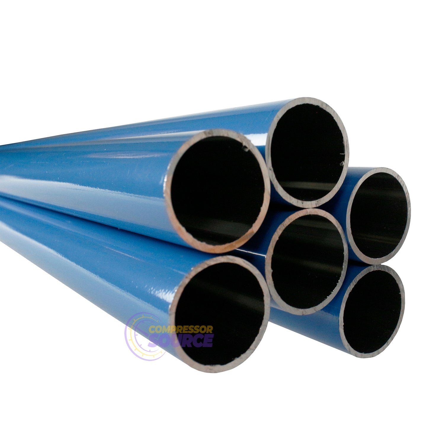 RapidAir FastPipe 1" Diameter Aluminum 7'6" Blue Pipe 6 Pack F1863-6