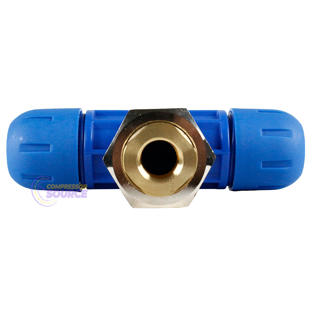 F2009 1"x 1/2" NPT Reducing Tee RapidAir FastPipe Fitting