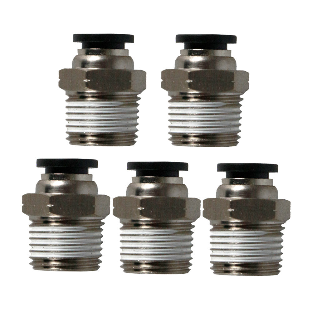 Prevost 3/8" Male NPT x 5/16" OD Push In To Lock Fitting RPD MR5122 Pack of 5