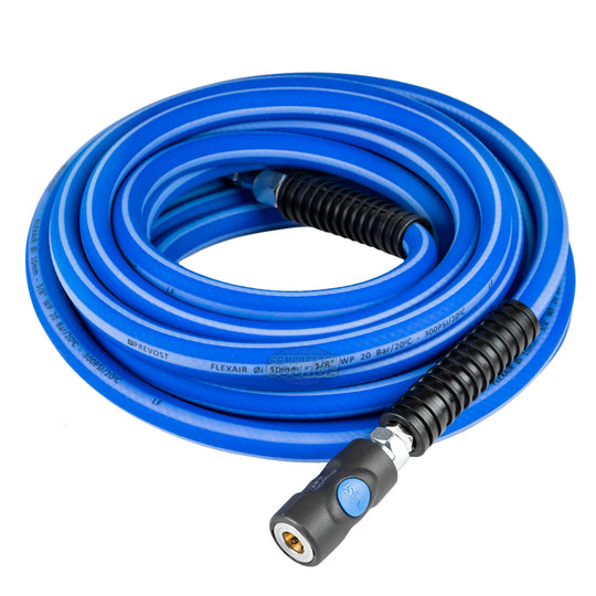 Prevost RST RISB3825 Flexair 3/8" x 25' Air Hose Extension with Prevo S1 Industrial Coupler